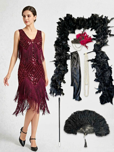 Babeyond 1920s flapper sequin - 1920s,